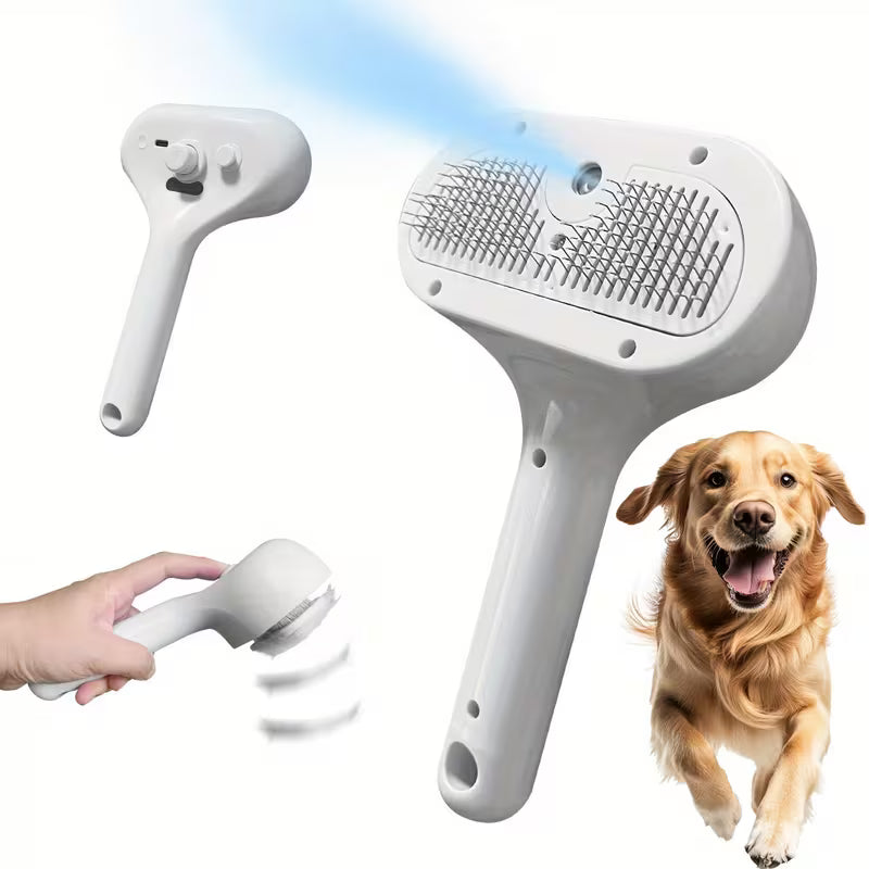 Brosse à vapeur pour chiens et chats